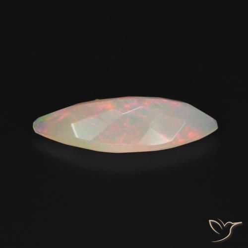 Ópalo Multicolor natural de 1.56 ct, Marquesa, Transparente