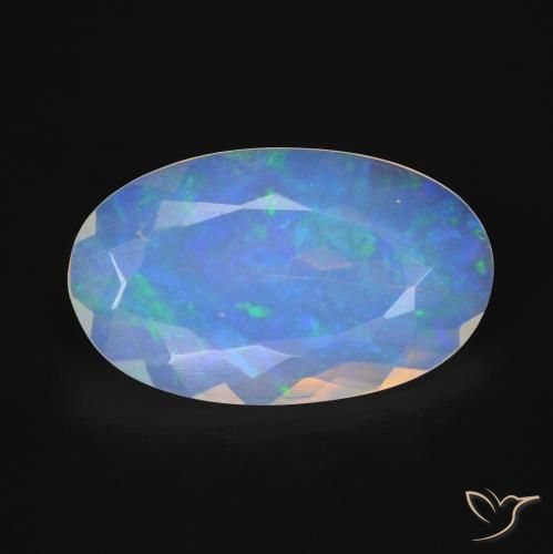 5.88ct Natural Multicolor Ópalo, Ovalada, Transparente