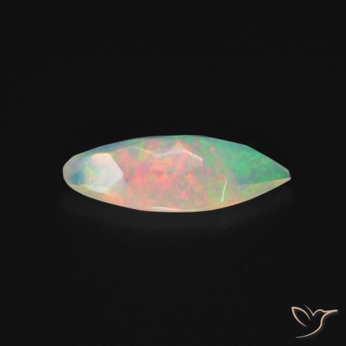 Ópalo Multicolor natural de 0.75 ct, Marquesa, Transparente