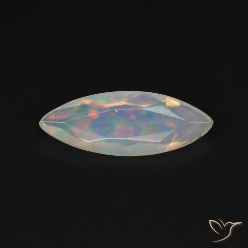 0.55ct Natural Multicolor Ópalo, Marquesa, Transparente
