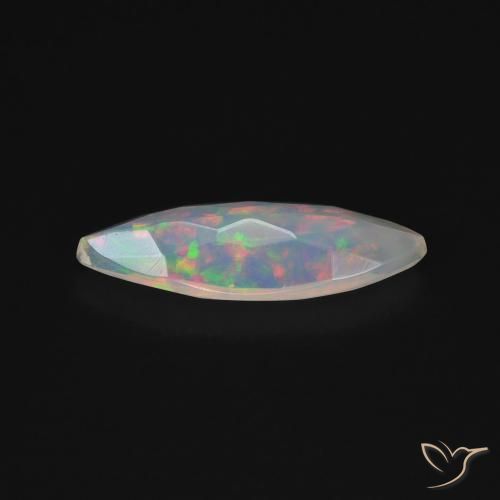 Ópalo Multicolor natural de 0.55 ct, Marquesa, Transparente