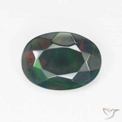 1.93ct Natural Multicolor Ópalo, Ovalada, Opaco