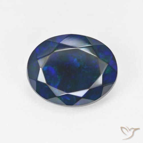 2.92ct Natural Multicolor Ópalo, Ovalada, Opaco