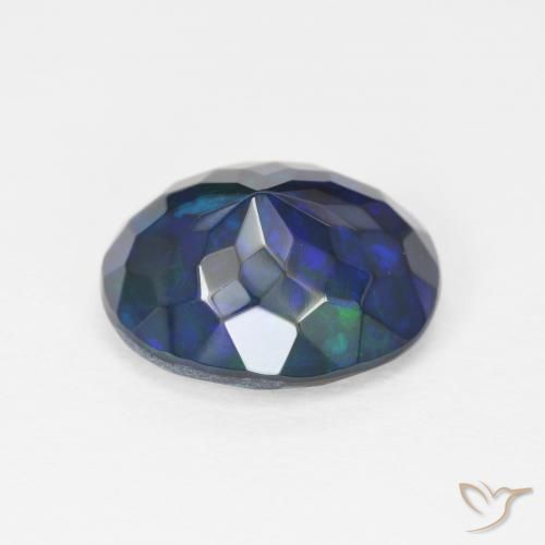 Ópalo Multicolor natural de 2.92 ct, Ovalada, Opaco