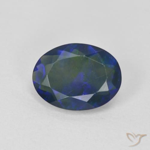 1.35ct Natural Multicolor Ópalo, Ovalada, Transparente