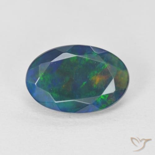 1.32ct Natural Multicolor Ópalo, Ovalada, Transparente