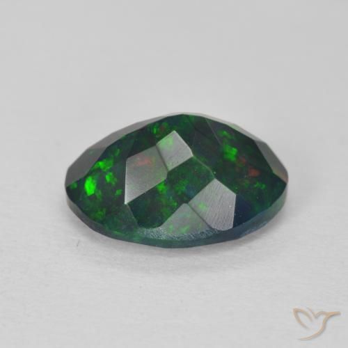 Ópalo Multicolor natural de 1.70 ct, Ovalada, Translúcido