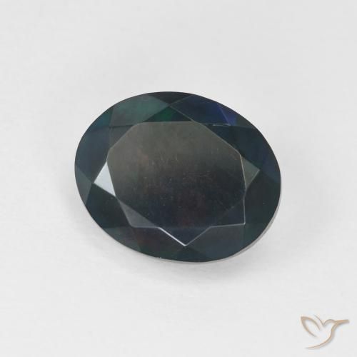 Ópalo Multicolor natural de 2.02 ct, Ovalada, Translúcido