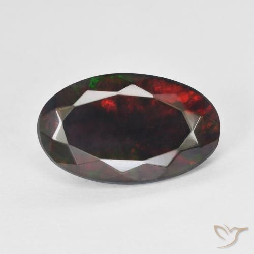 2.61ct Natural Multicolor Ópalo, Ovalada, Translúcido