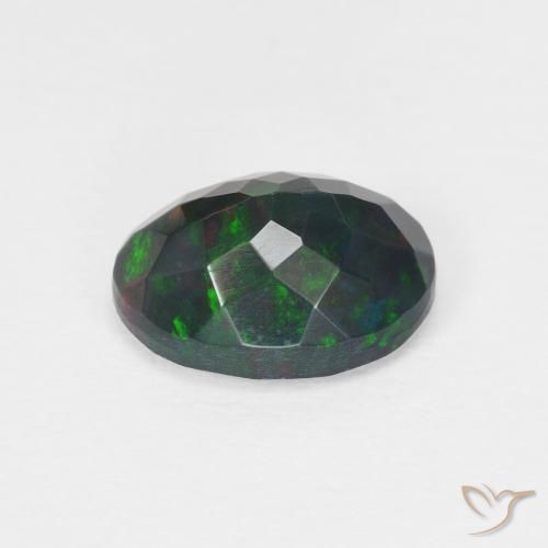 Ópalo Multicolor natural de 1.09 ct, Ovalada, Translúcido