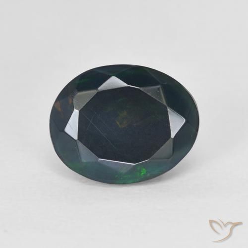 1.34ct Natural Multicolor Ópalo, Ovalada, Translúcido