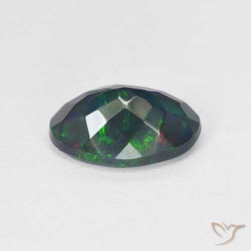 Ópalo Multicolor natural de 1.62 ct, Ovalada, Translúcido