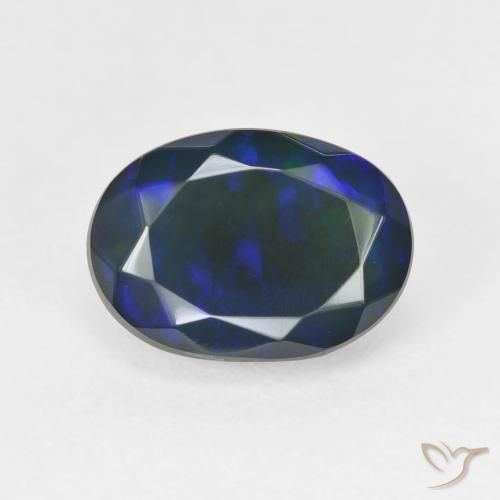 2.68ct Natural Multicolor Ópalo, Ovalada, Translúcido
