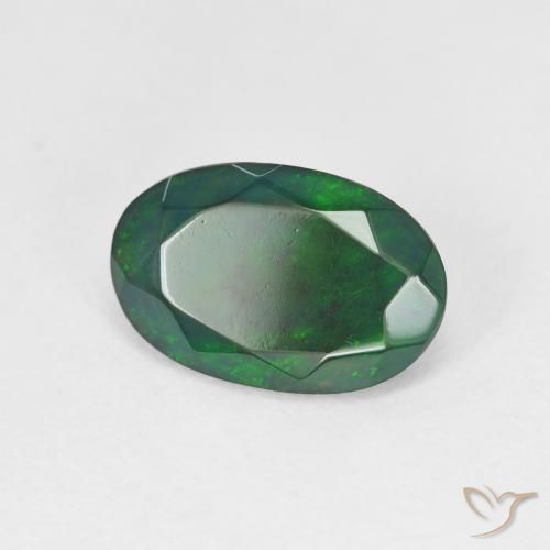 Ópalo Multicolor natural de 1.52 ct, Ovalada, Translúcido