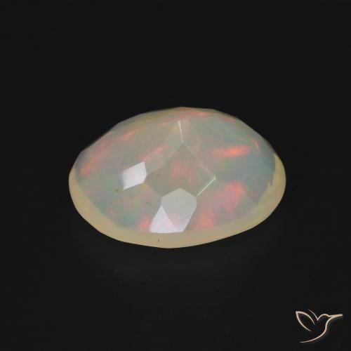 Ópalo Multicolor natural de 2.21 ct, Ovalada, Translúcido