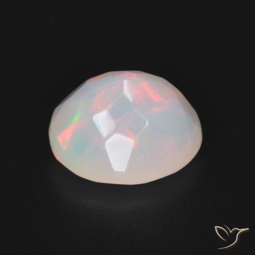Ópalo Multicolor natural de 1.99 ct, Ovalada, Translúcido