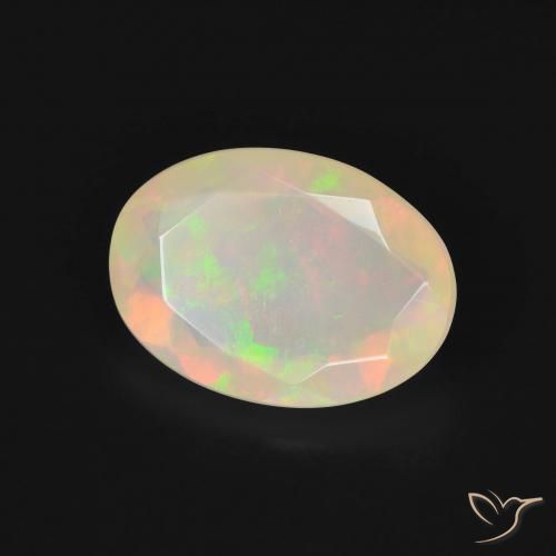 Ópalo Multicolor natural de 1.82 ct, Ovalada, Translúcido