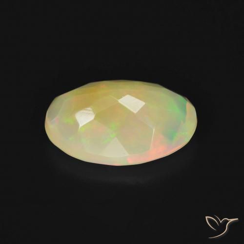 Ópalo Multicolor natural de 1.82 ct, Ovalada, Translúcido