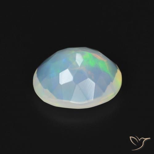Ópalo Multicolor natural de 2.29 ct, Ovalada, Transparente