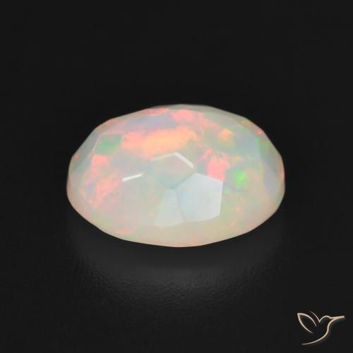 Ópalo Multicolor natural de 1.48 ct, Ovalada, Translúcido