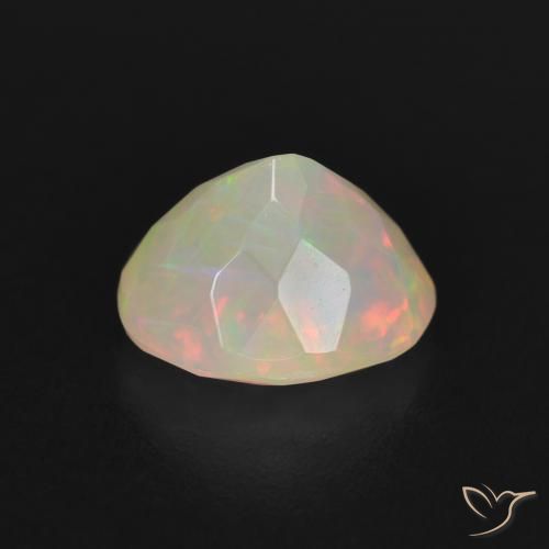 Ópalo Multicolor natural de 1.59 ct, Ovalada, Translúcido