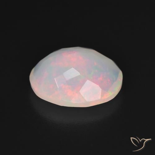 Ópalo Multicolor natural de 2.64 ct, Ovalada, Transparente