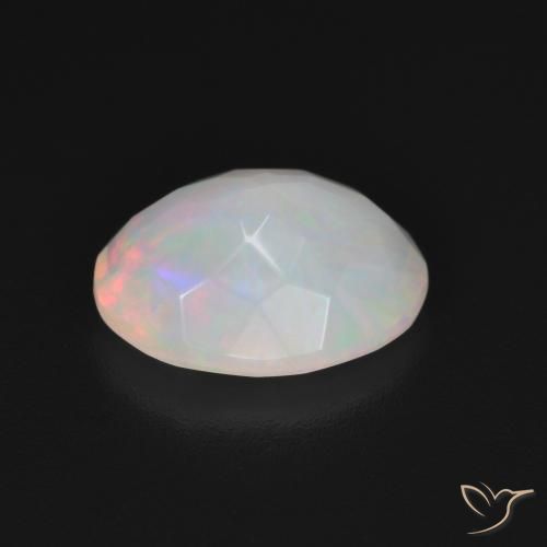 Ópalo Multicolor natural de 1.85 ct, Ovalada, Translúcido