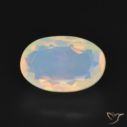 2.50ct Natural Multicolor Ópalo, Ovalada, Transparente, Photo A