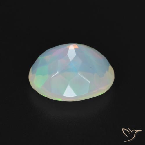 Ópalo Multicolor natural de 1.94 ct, Ovalada, Transparente