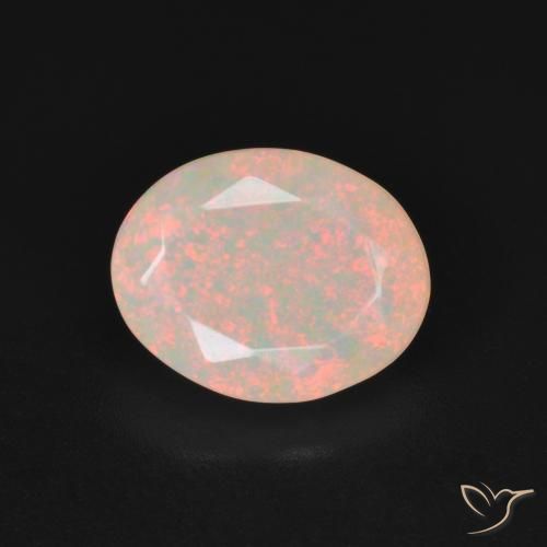 1.89ct Natural Multicolor Ópalo, Ovalada, Translúcido, Photo A