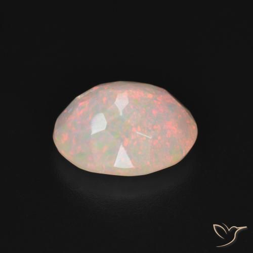 Ópalo Multicolor natural de 1.89 ct, Ovalada, Translúcido