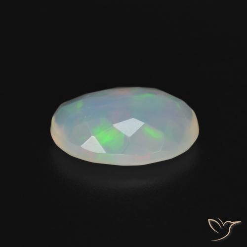 Ópalo Multicolor natural de 1.82 ct, Ovalada, Transparente