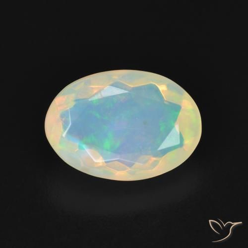 1.87ct Natural Multicolor Ópalo, Ovalada, Transparente, Photo A