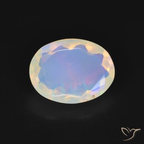 1.68ct Natural Multicolor Ópalo, Ovalada, Transparente