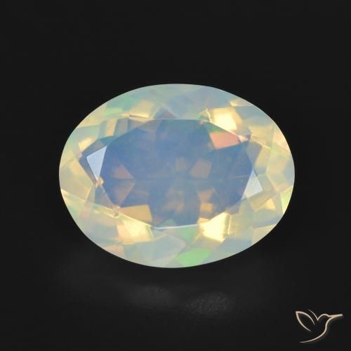 3.48ct Natural Multicolor Ópalo, Ovalada, Transparente