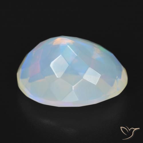 Ópalo Multicolor natural de 4.69 ct, Ovalada, Transparente