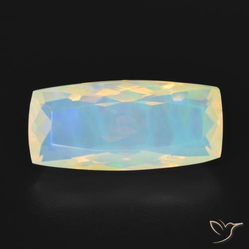 3.27ct Natural Multicolor Ópalo, Forma Cojín, Transparente, Photo A