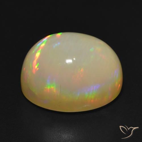 Ópalo Multicolor natural de 10.12 ct, Ovalada, Opaco