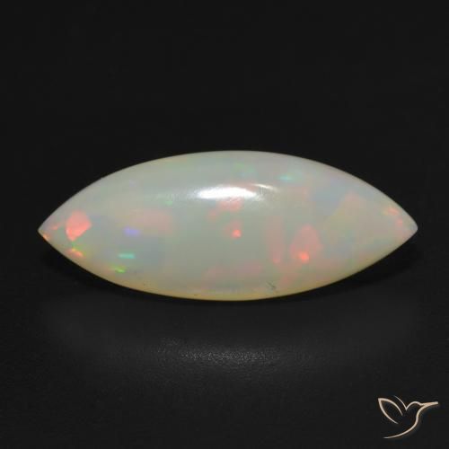 3.05ct Natural Multicolor Ópalo, Marquesa, Translúcido