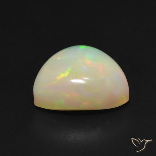 Ópalo Multicolor natural de 3.00 ct, Trillón, Translúcido