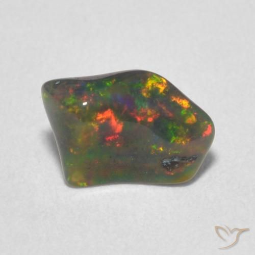 0.77ct Natural Multicolor Ópalo, Elegante, Opaco