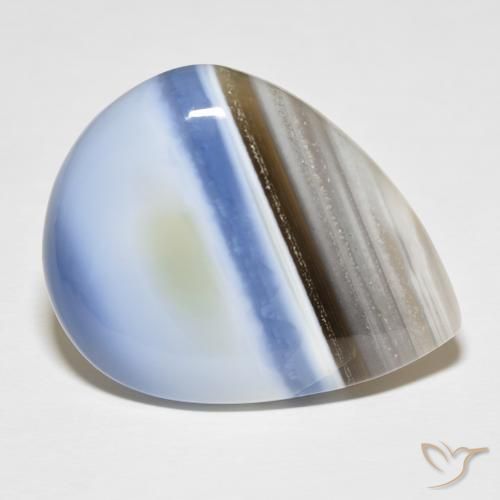 Ópalo Multicolor natural de 33.43 ct, En forma de pera, Opaco
