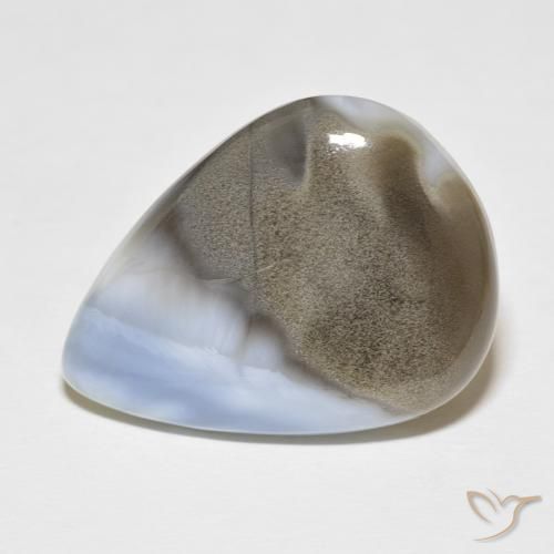 24.70ct Natural Multicolor Ópalo, En forma de pera, Opaco