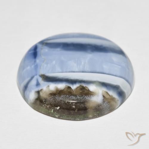 Ópalo Multicolor natural de 29.81 ct, Redondo, Opaco
