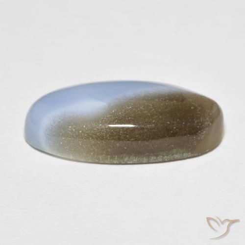 Ópalo Multicolor natural de 22.31 ct, Ovalada, Opaco