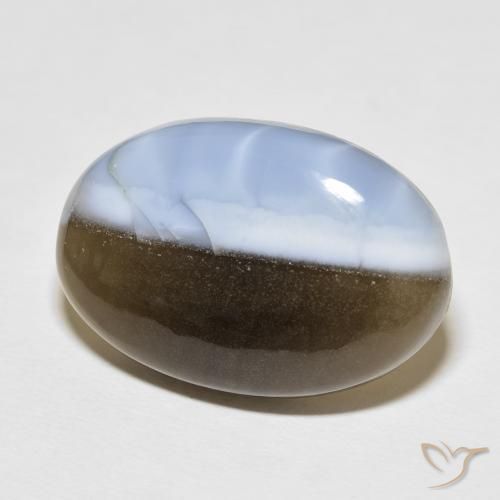 Ópalo Multicolor natural de 24.39 ct, Ovalada, Opaco