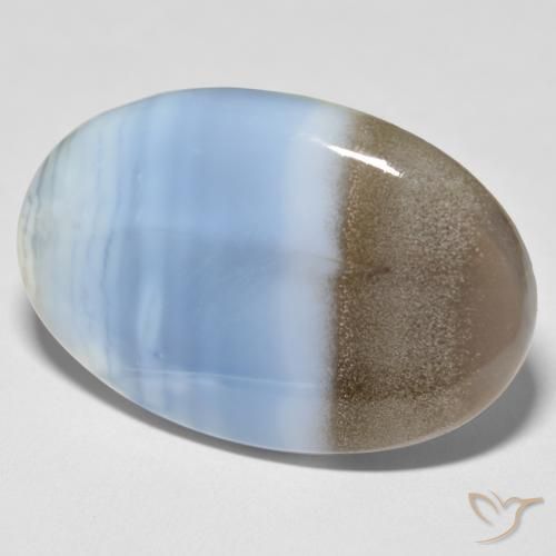 Ópalo Multicolor natural de 33.21 ct, Ovalada, Opaco