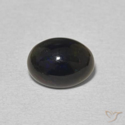 0.64ct Natural Multicolor Ópalo, Ovalada, Opaco