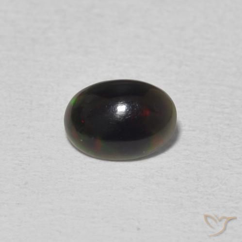 0.38ct Natural Multicolor Ópalo, Ovalada, Opaco