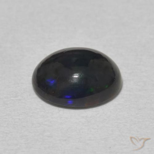 Ópalo Multicolor natural de 1.09 ct, Ovalada, Opaco